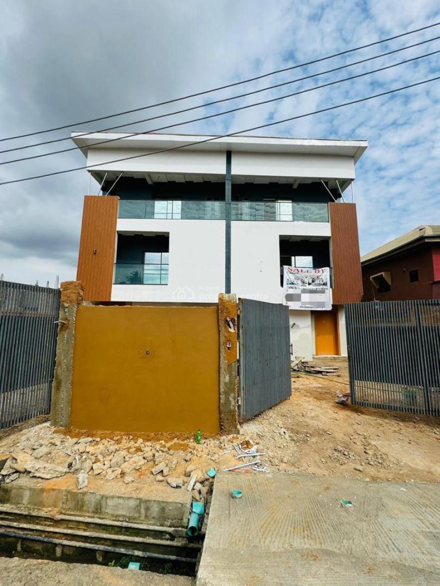 Astonishing Newly Built 5 Bedroom Semi Detached House with a Bq, Adeniyi Jones, Ikeja, Lagos, House for Sale