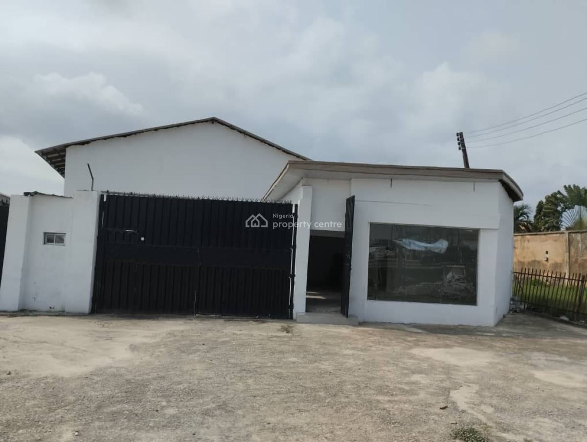 Warehouse 400 Sqmt + Showroom + Office., Ogidan Facing Express, Sangotedo, Ajah, Lagos, Warehouse for Rent