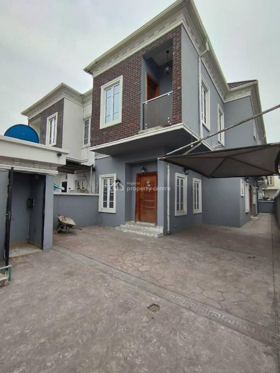 4 Bedroom Semi Detached Duplex with Bq, Osapa, Ibeju Lekki, Lagos, Semi-detached Duplex for Rent