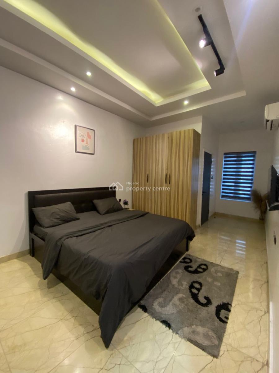 Fully Furnished 4 Bedroom Semi Detached Duplex with Bq & Generators, Osapa, Lekki, Lagos, Semi-detached Duplex for Rent