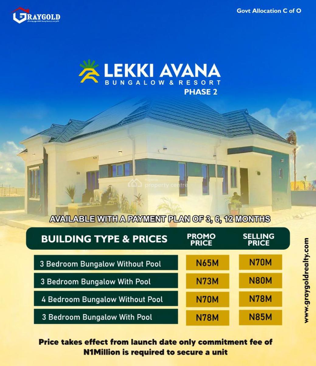 Lekki Avana: Luxurious 3-bedroom with Swimming Pool for Modern Living, Idera Scheme, Eleko, Ibeju Lekki, Lagos, House for Sale