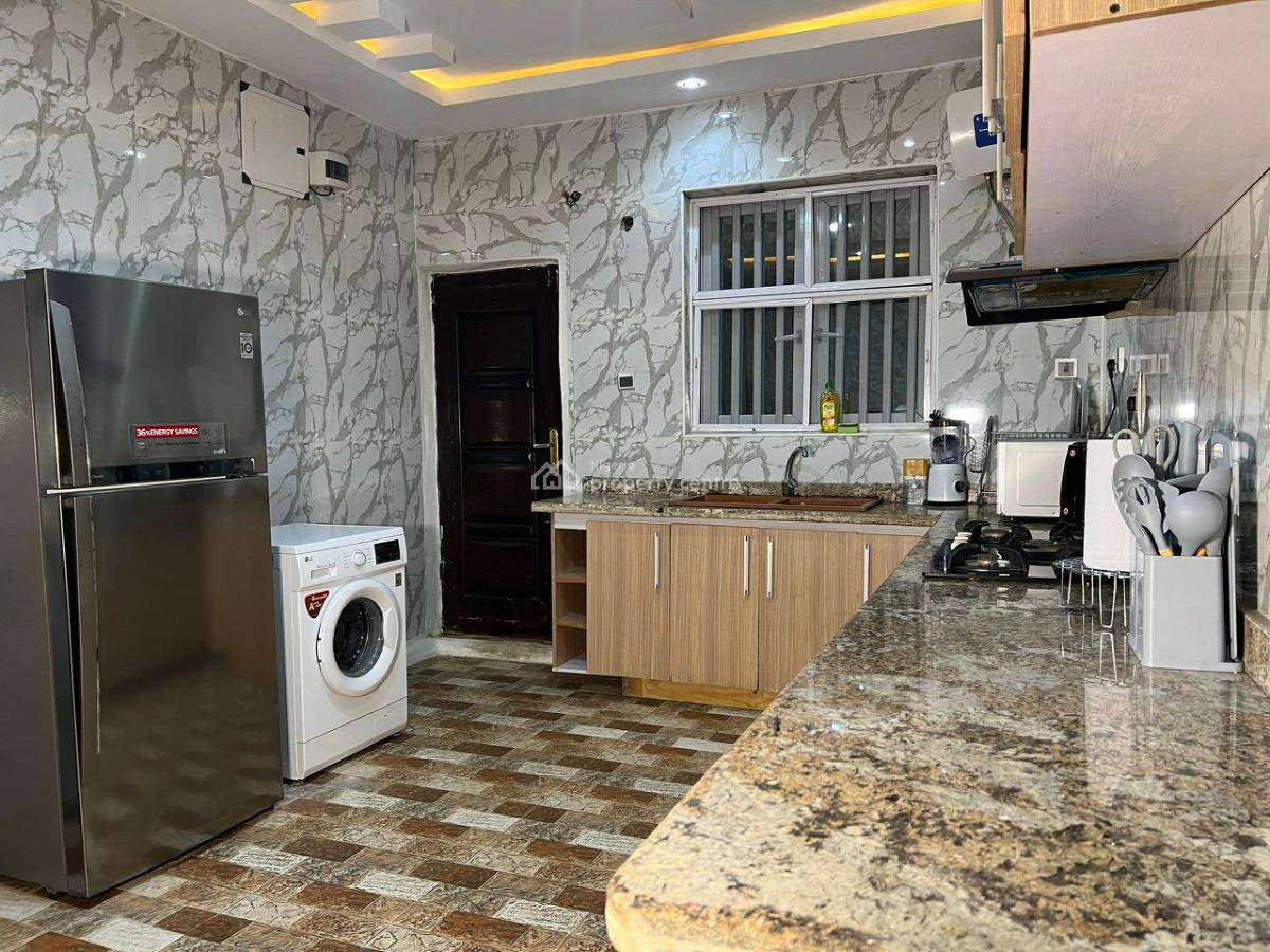 Modernized New 3 Bedroom Apartment, Awuse Estate, Opebi, Ikeja, Lagos, Flat / Apartment Short Let