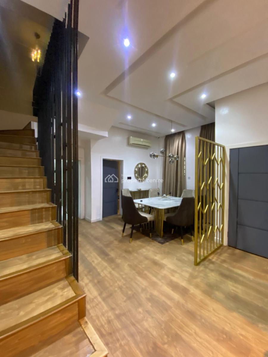 Fully Furnished 4 Bedroom Semi Detached Duplex with a Bq, Osapa London, Lekki, Lagos, Semi-detached Duplex for Rent
