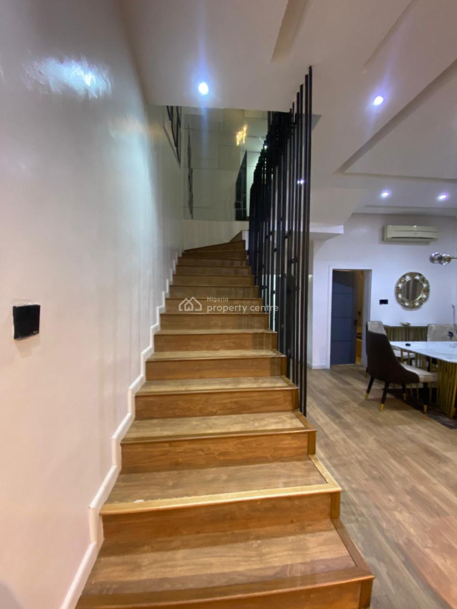 Fully Furnished 4 Bedroom Semi Detached Duplex with a Bq, Osapa London, Lekki, Lagos, Semi-detached Duplex for Rent