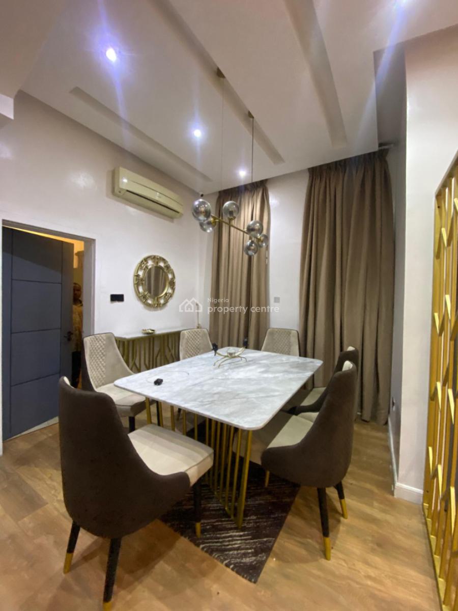 Fully Furnished 4 Bedroom Semi Detached Duplex with a Bq, Osapa London, Lekki, Lagos, Semi-detached Duplex for Rent