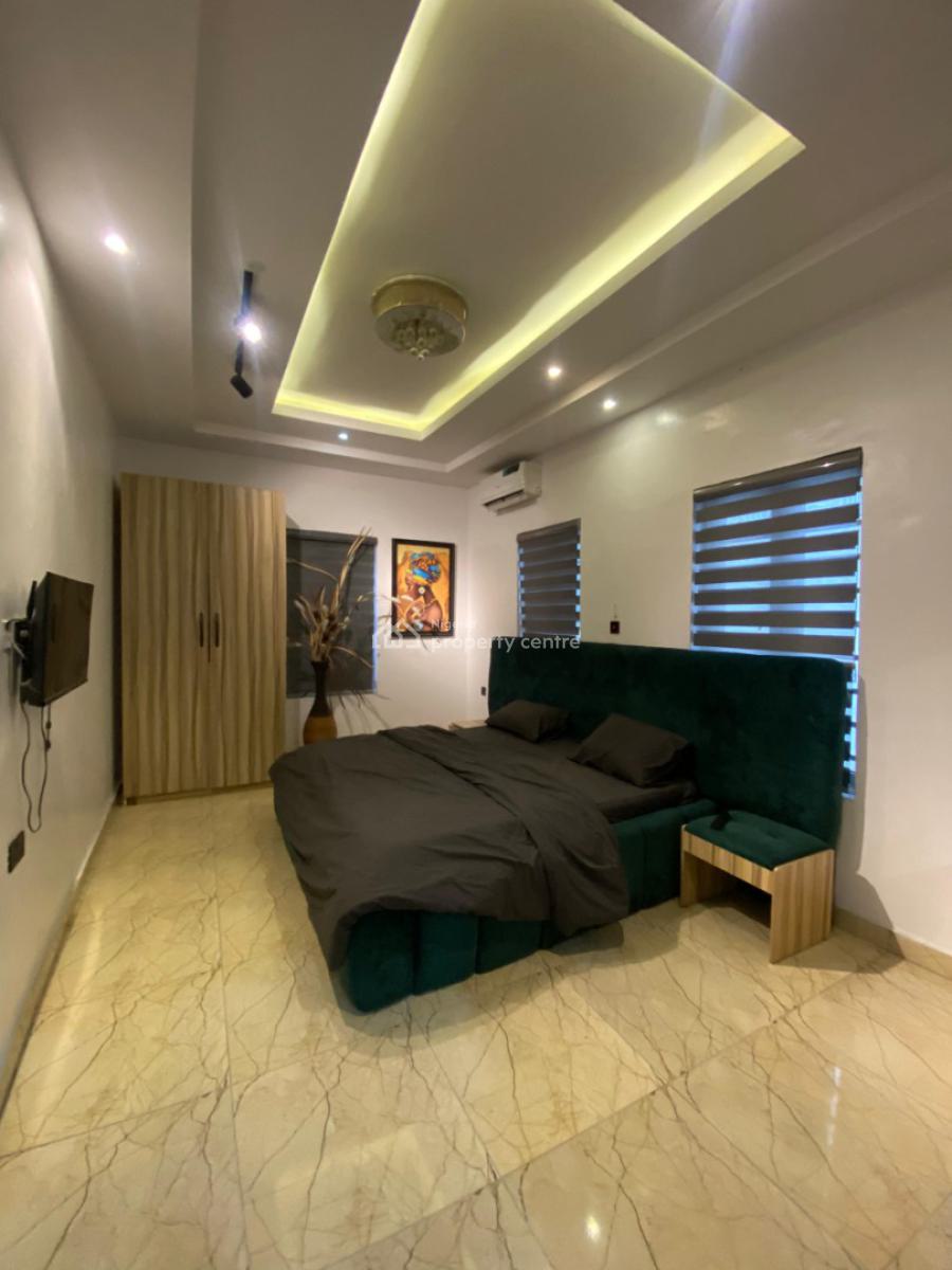 Fully Furnished 4 Bedroom Semi Detached Duplex with a Bq, Osapa London, Lekki, Lagos, Semi-detached Duplex for Rent