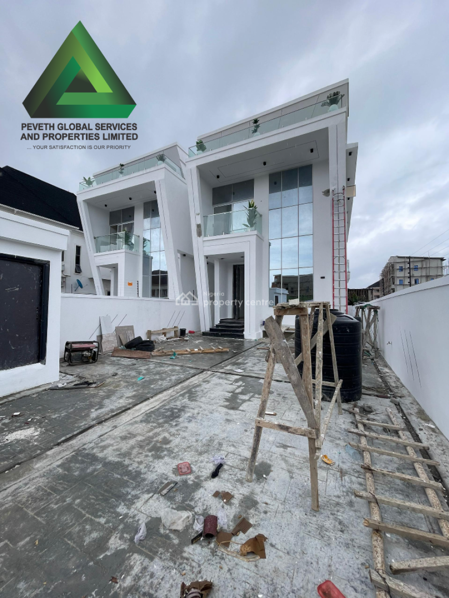 Luxury 5 Bedroom Fully Detached Duplex with Swimming Pool, Bq, Ologolo, Lekki, Lagos, Detached Duplex for Sale