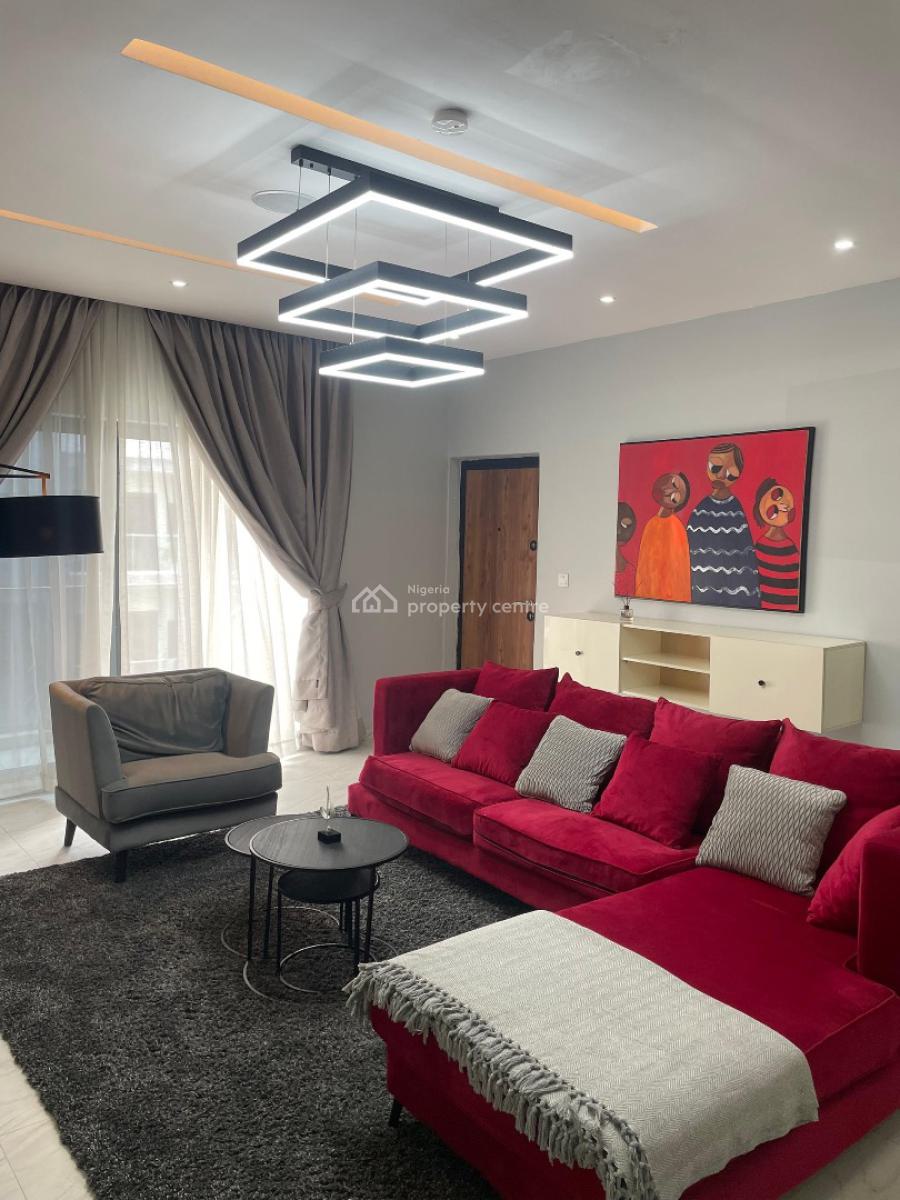 Beautifully Furnished 3-bedroom Apartment with Swimming Pool, Ajah, Lagos, Flat / Apartment Short Let