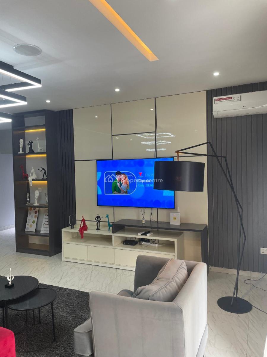 Beautifully Furnished 3-bedroom Apartment with Swimming Pool, Ajah, Lagos, Flat / Apartment Short Let