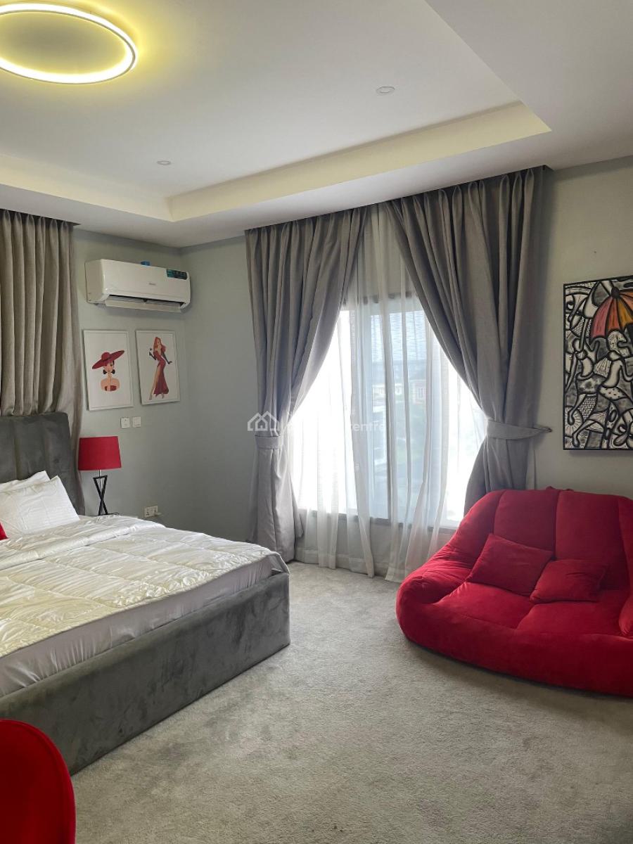 Beautifully Furnished 3-bedroom Apartment with Swimming Pool, Ajah, Lagos, Flat / Apartment Short Let