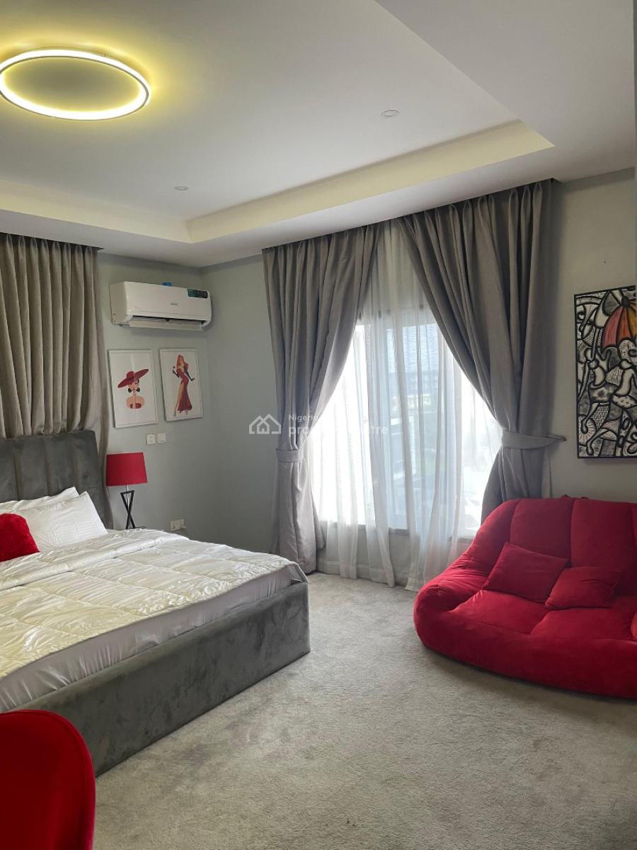 Beautifully Furnished 3-bedroom Apartment with Swimming Pool, Ajah, Lagos, Flat / Apartment Short Let