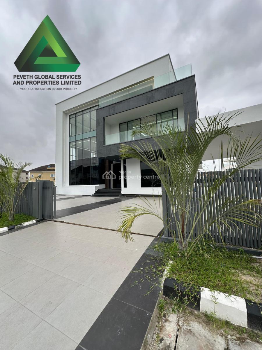 Contemporary 5 Bedroom Fully Detached Duplex + Pool, Gum, Cinema, Bq, Osapa London, Lekki, Lagos, Detached Duplex for Sale