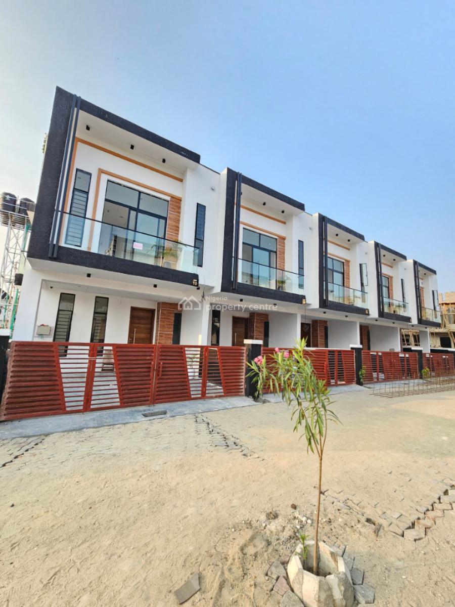Contemporary 4 Bedroom Deluxe Detached Duplex with Self Compound, Ikota, Lekki, Lagos, Terraced Duplex for Sale