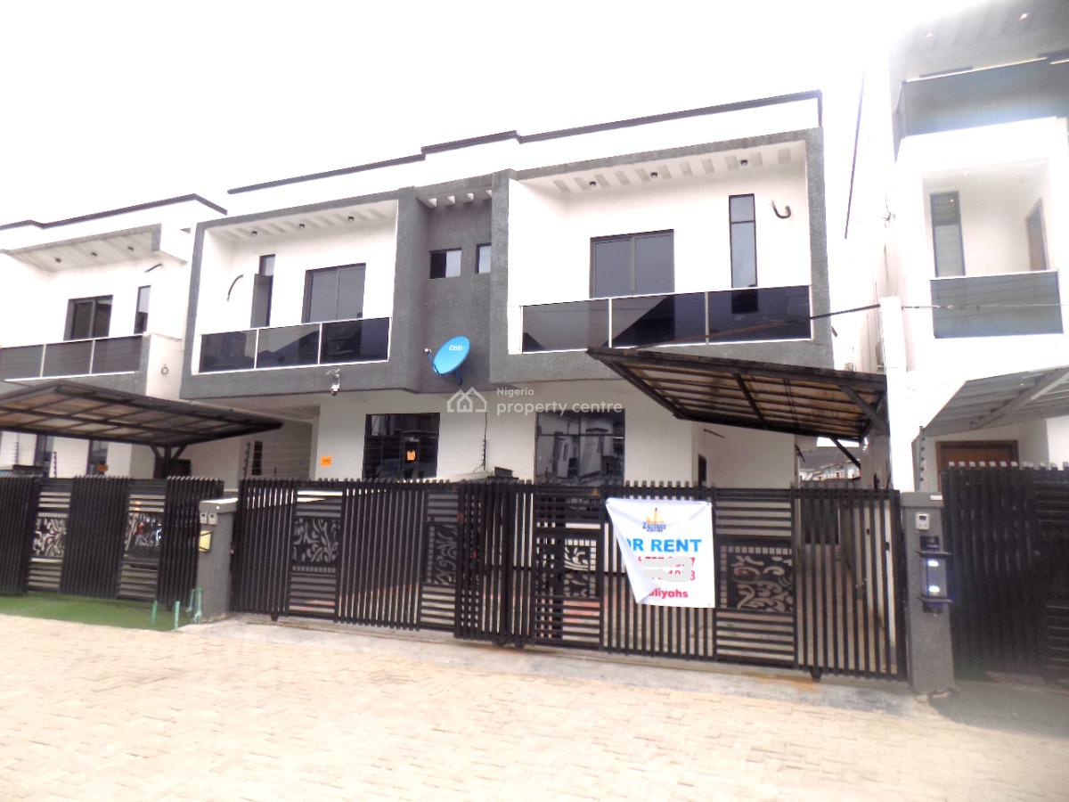 Newly Build 4 Bedroom Semi Detached Duplex with Bq in a Gated Estate, Chevron Toll Gate, Lekki, Lagos, Semi-detached Duplex for Rent