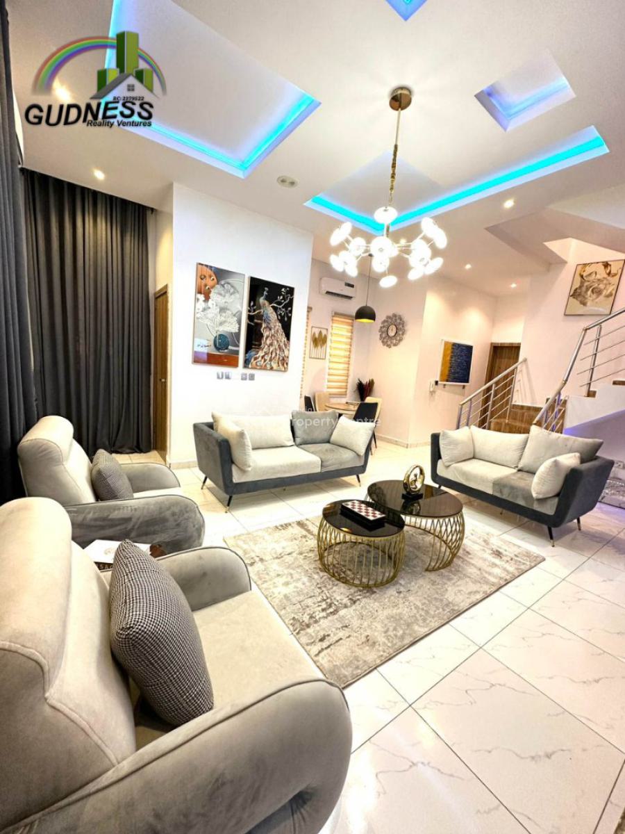 Furnished 4 Bedroom Semi Detached Duplex with Inverter & Pool, Ikota, Lekki, Lagos, Semi-detached Duplex for Rent