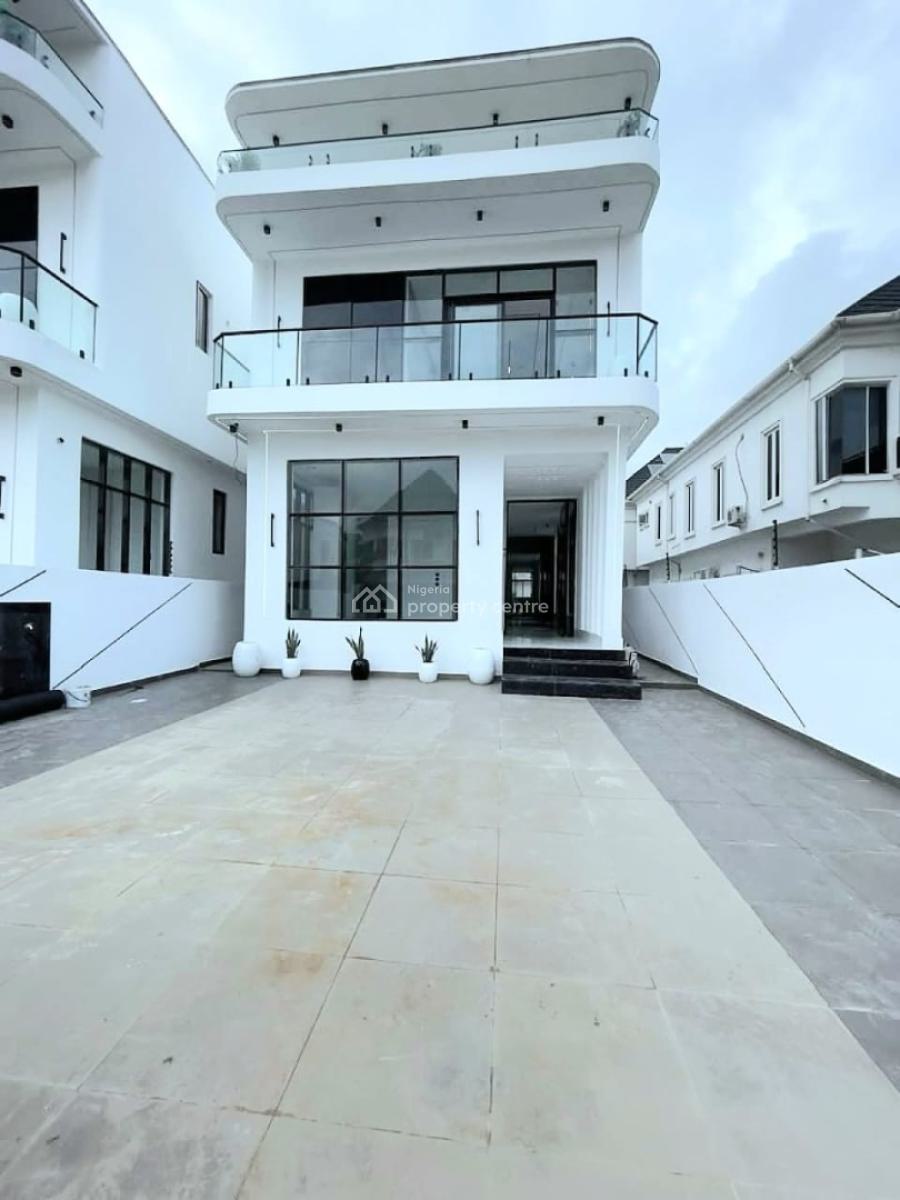 Contemporary 5-bedroom Detached Duplex & a Bq, 2nd Toll Gate, Lekki, Lagos, Detached Duplex for Sale