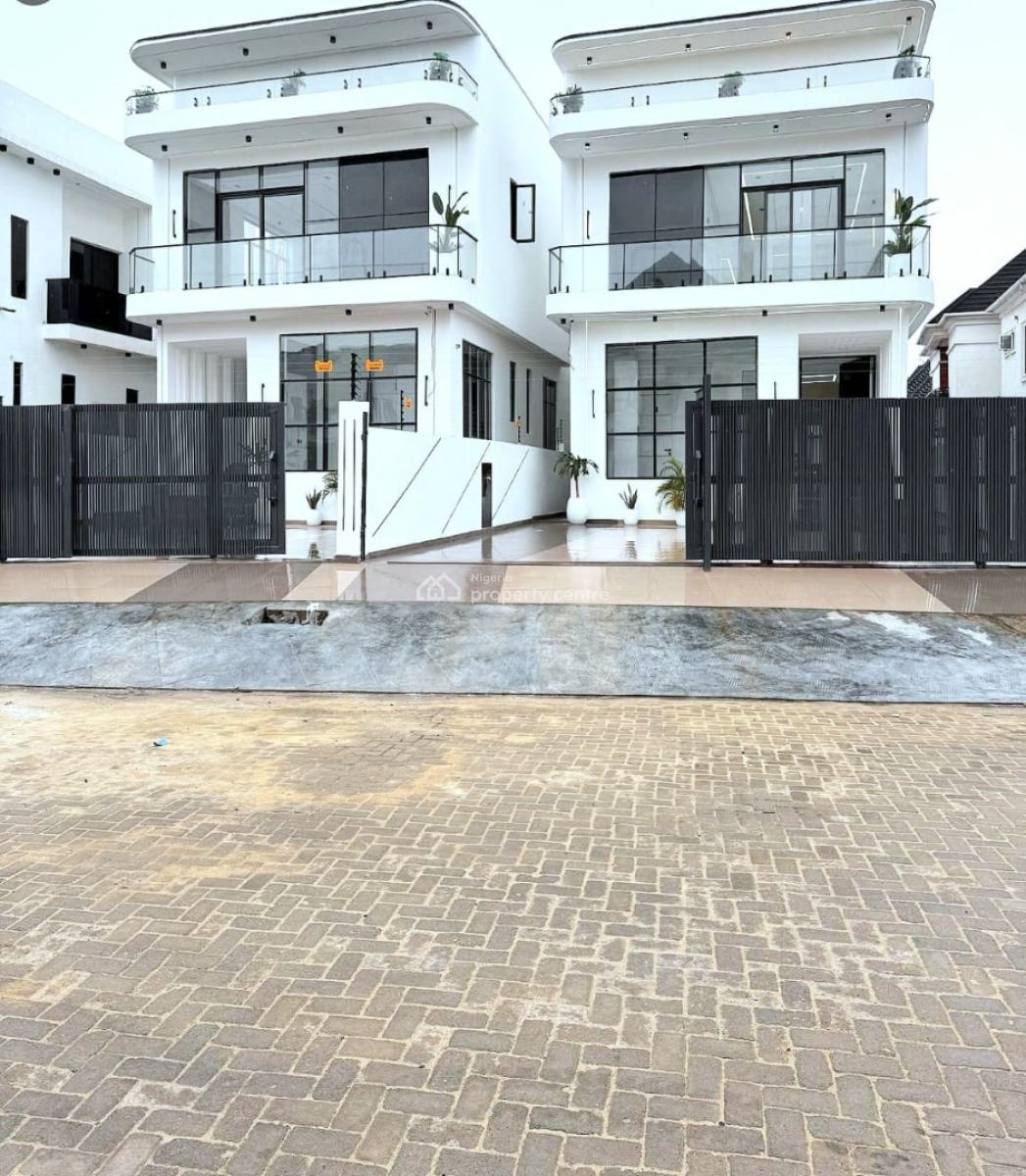 Contemporary 5-bedroom Detached Duplex & a Bq, 2nd Toll Gate, Lekki, Lagos, Detached Duplex for Sale
