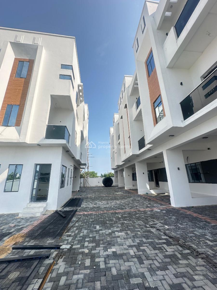 Spacious Well-designed 4 Bedroom Terrace Duplex with Bq, Ajah, Lagos, Terraced Duplex for Sale