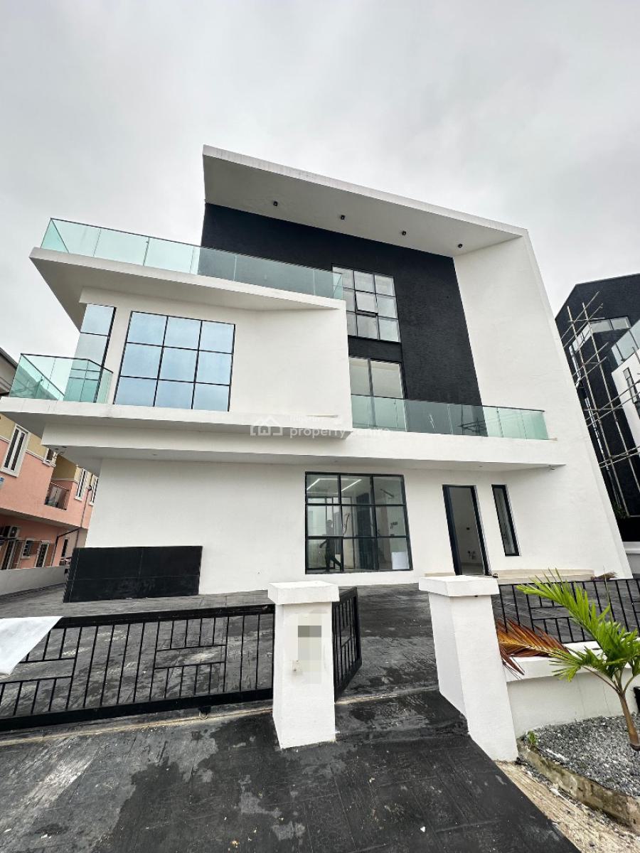 Contemporary 5 Bedroom Fully Detached Duplex with Bq, Swimming Pool, 2nd Toll Gate, Lekki, Lagos, Detached Duplex for Sale