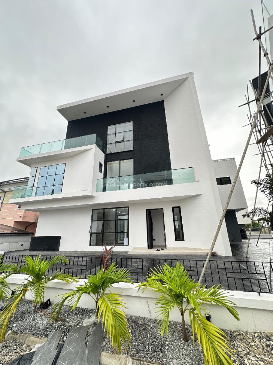 Contemporary 5 Bedroom Fully Detached Duplex with Bq, Swimming Pool, 2nd Toll Gate, Lekki, Lagos, Detached Duplex for Sale