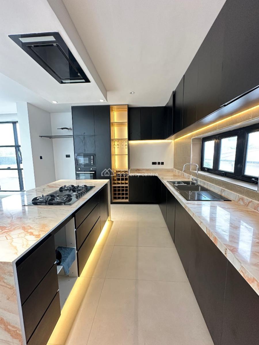 Contemporary 5 Bedroom Fully Detached Duplex with Bq, Swimming Pool, 2nd Toll Gate, Lekki, Lagos, Detached Duplex for Sale