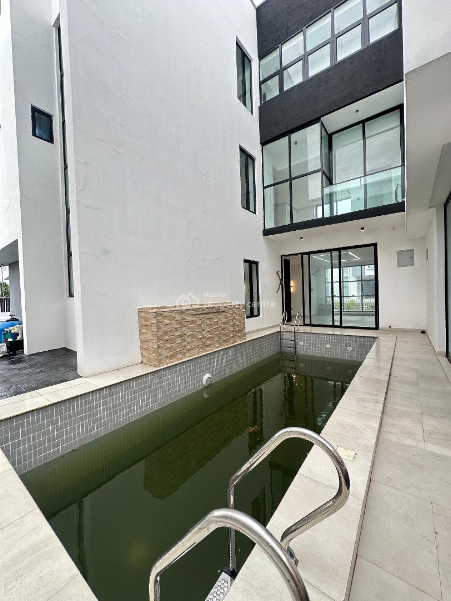 Contemporary 5 Bedroom Fully Detached Duplex with Bq, Swimming Pool, 2nd Toll Gate, Lekki, Lagos, Detached Duplex for Sale