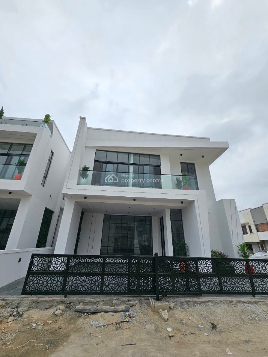Contemporary 5 Bedroom Fully Detached Duplex with Bq and Swimming Pool, 2nd Toll Gate, Lekki, Lagos, Detached Duplex for Sale
