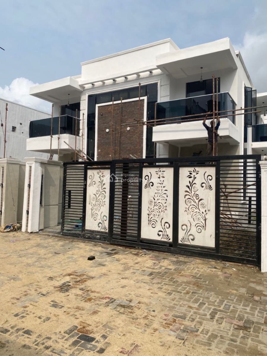 Spacious and Luxurious Brand New with B Q Built with Quality Materials, Peninsula Garden Estate, Olokonla, Ajah, Lagos, Semi-detached Duplex for Sale