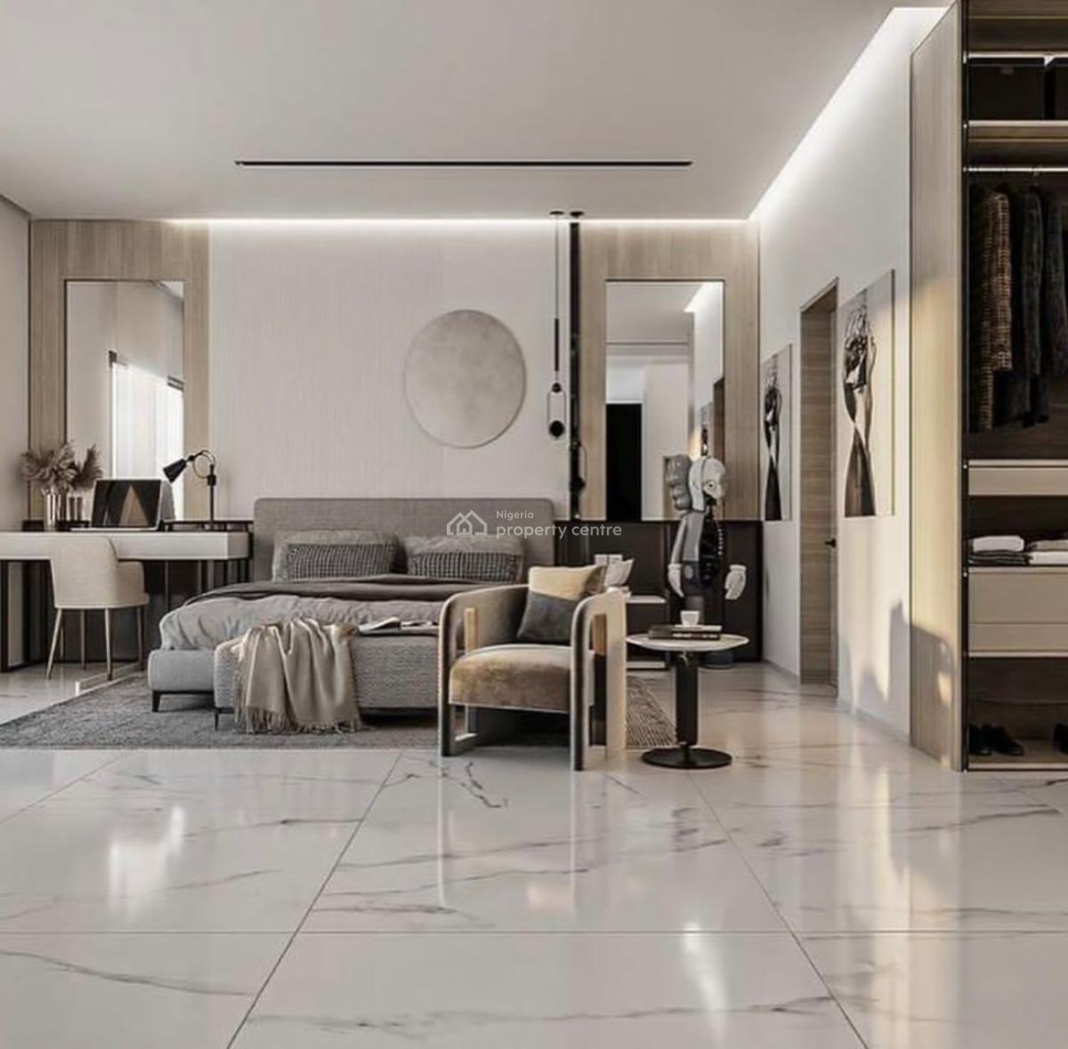 (off Plan) Super Luxury Executive Finished 1bedroom Mini Flat, Off Ahmadu Bello Way Vi, Victoria Island (vi), Lagos, Mini Flat (room and Parlour) for Sale
