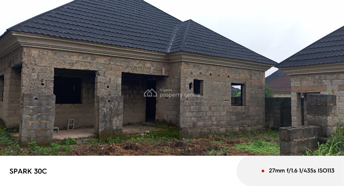 3 Bedroom Carcass, Shekinah Glory Estate, Fha (f.h.a), Lugbe District, Abuja, Detached Bungalow for Sale
