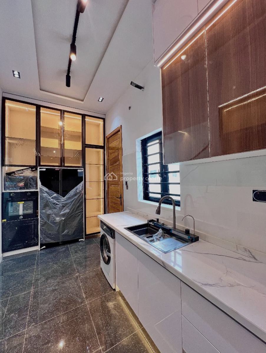 Contemporary 4 Bedroom Semi Detached Duplex with Bq, Ikota, Lekki, Lagos, Semi-detached Duplex for Sale