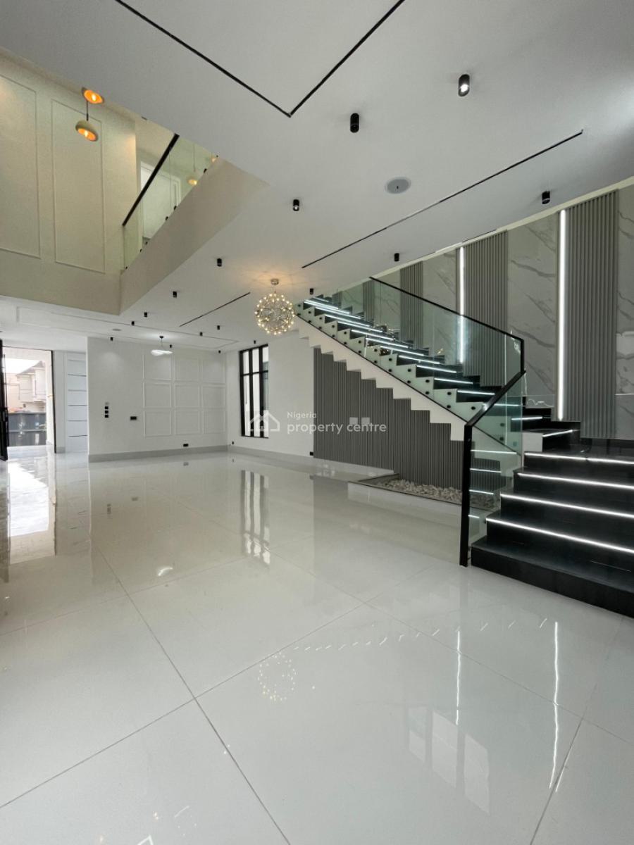 Contemporary 5  Bedroom Fully Detached  Duplex with Bq, Chevron, Lekki, Lagos, Detached Duplex for Sale