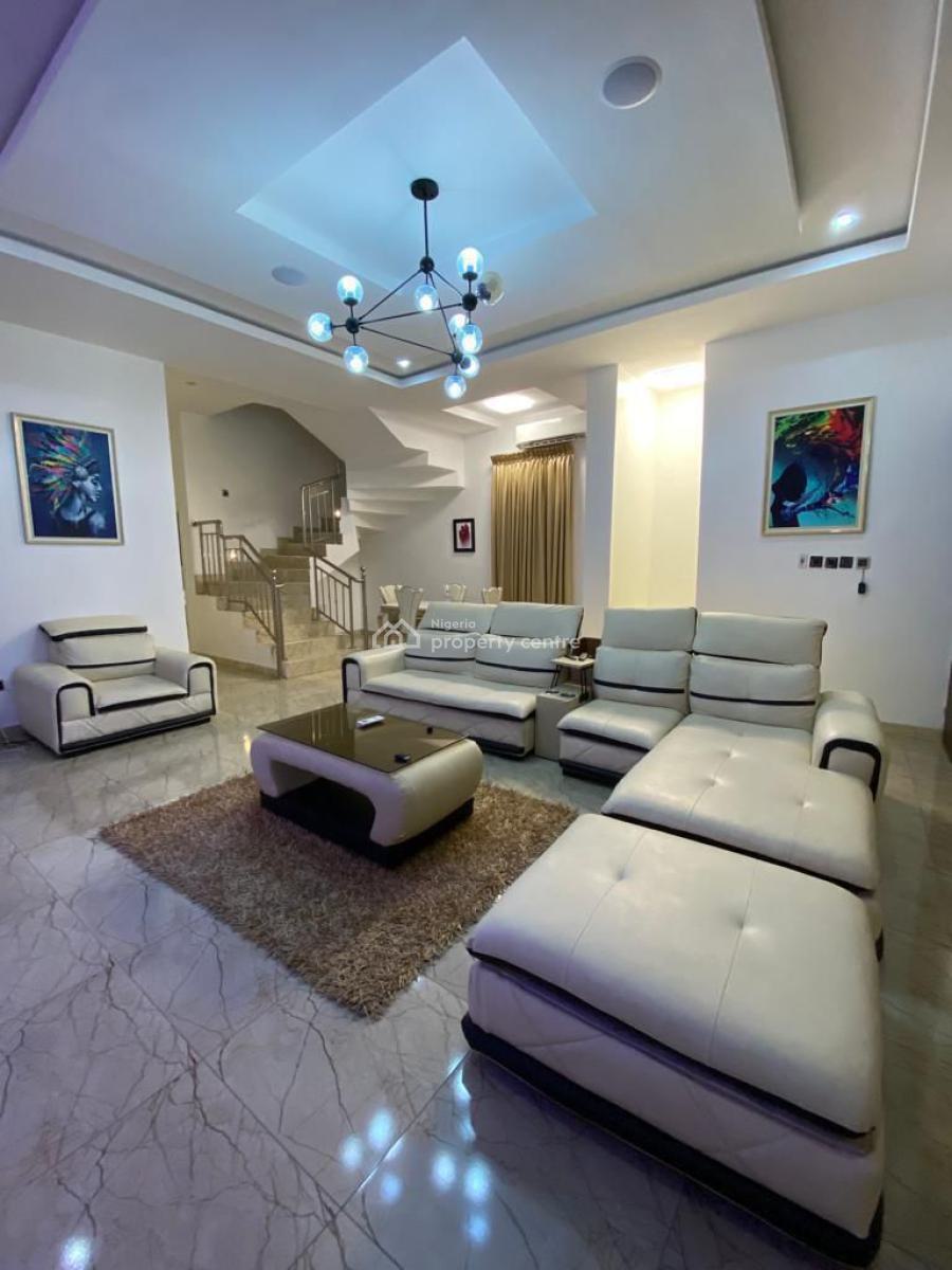 5 Bedroom Fully Detached Duplex with Bq(without Furniture), Osapa, Lekki, Lagos, Detached Duplex for Sale
