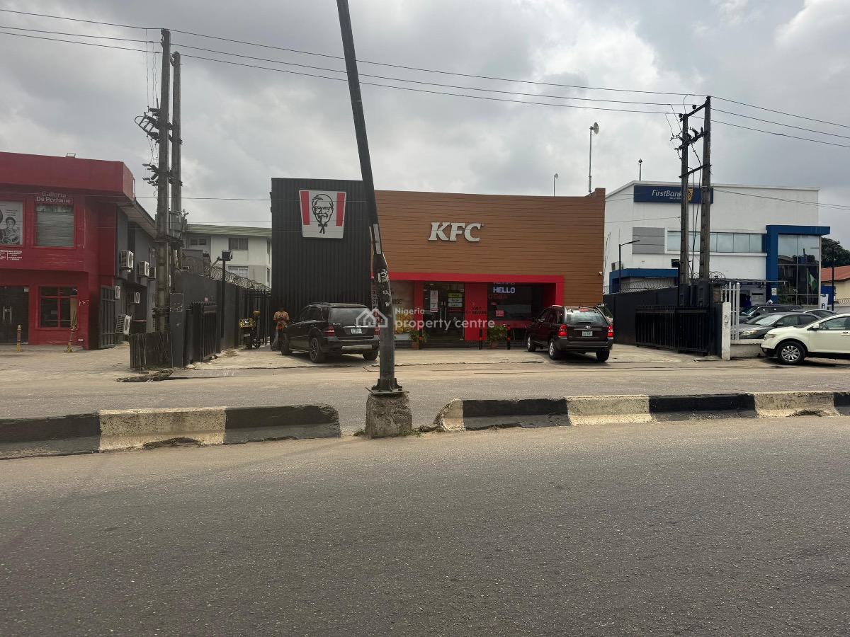 Land Measuring 681sqm ( 812.85square Yards) with a Bungalow Used By Kfc, Ogba, Ikeja, Lagos, Commercial Land for Sale