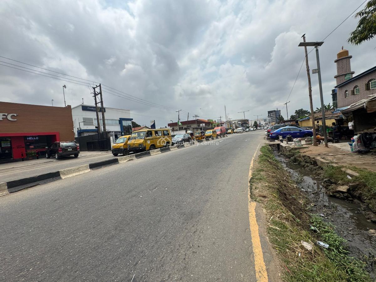 Land Measuring 681sqm ( 812.85square Yards) with a Bungalow Used By Kfc, Ogba, Ikeja, Lagos, Commercial Land for Sale