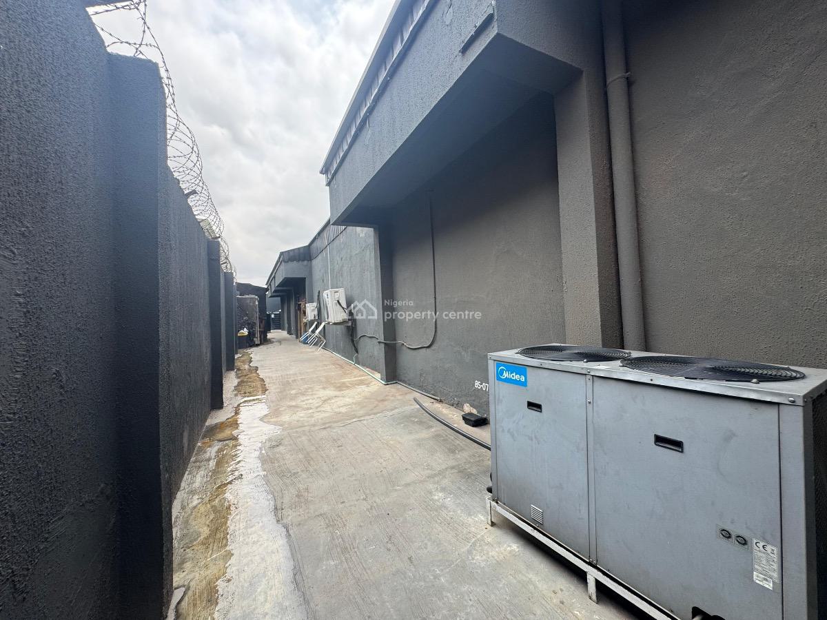 Land Measuring 681sqm ( 812.85square Yards) with a Bungalow Used By Kfc, Ogba, Ikeja, Lagos, Commercial Land for Sale