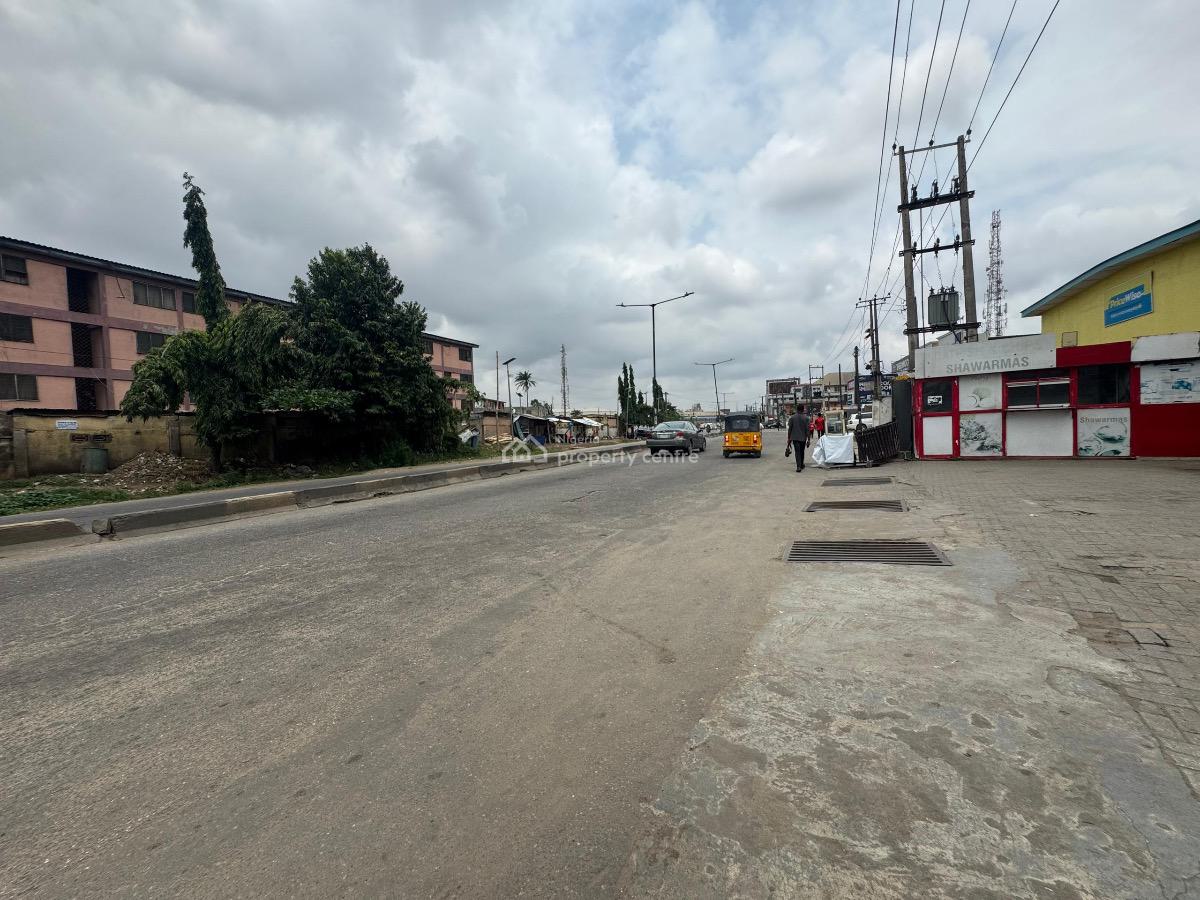 Land Measuring 681sqm ( 812.85square Yards) with a Bungalow Used By Kfc, Ogba, Ikeja, Lagos, Commercial Land for Sale