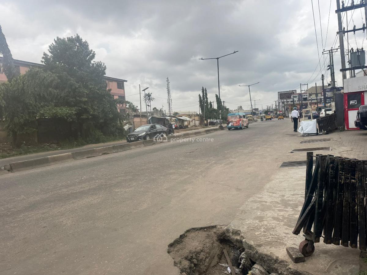 Land Measuring 681sqm ( 812.85square Yards) with a Bungalow Used By Kfc, Ogba, Ikeja, Lagos, Commercial Land for Sale