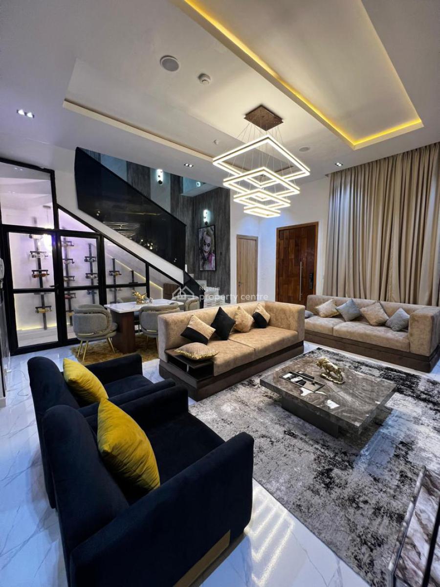 Excellently Furnished 4-bedroom Apartment, Ikota Villa Estate, Ajah, Lagos, Flat / Apartment Short Let