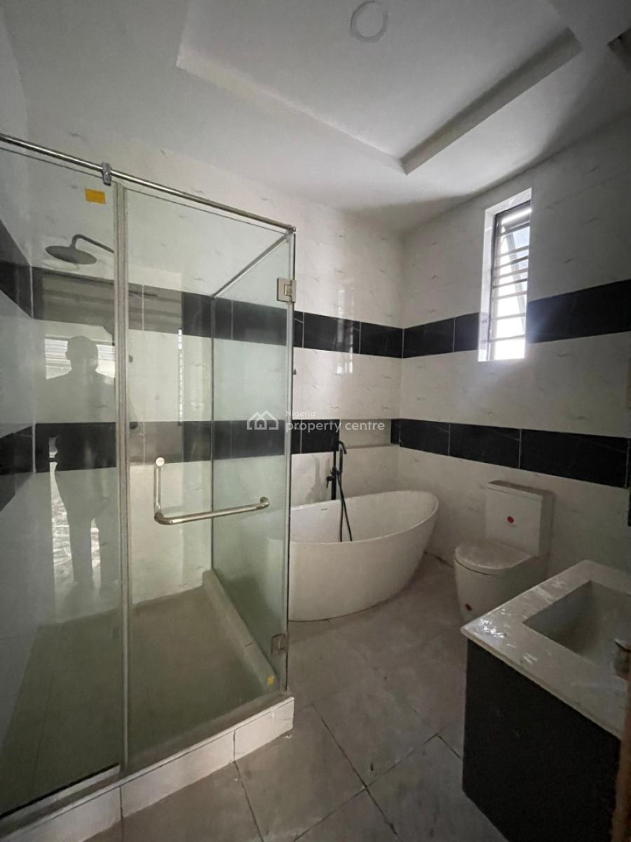 4bedroom Semi Detached Duplex with a Bq, Chevron Drive Lekki, Lekki, Lagos, Terraced Duplex for Rent