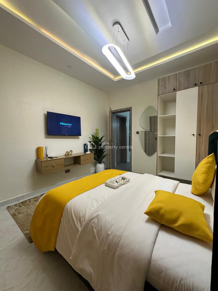 New Luxury Cozy 2 Bedroom Apartment with Gym, Meadow Hallway, Ikate, Lekki, Lagos, Flat / Apartment Short Let