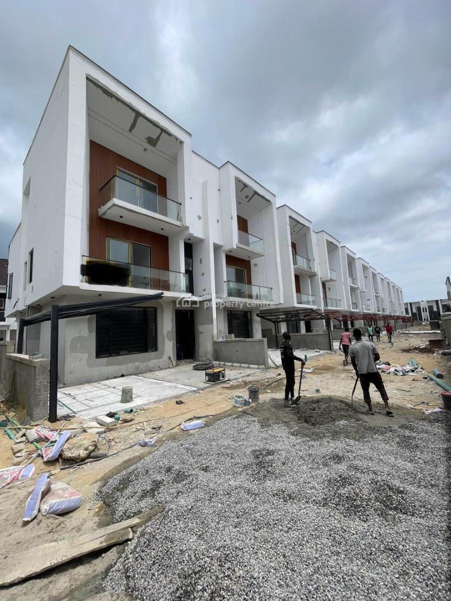 Exquisite 4 Bedroom Semi Detached Duplex with Pool & Bq in Serene Esta, Orchid, Lekki, Lagos, Semi-detached Duplex for Sale