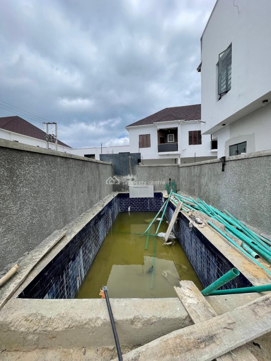 Exquisite 4 Bedroom Semi Detached Duplex with Pool & Bq in Serene Esta, Orchid, Lekki, Lagos, Semi-detached Duplex for Sale