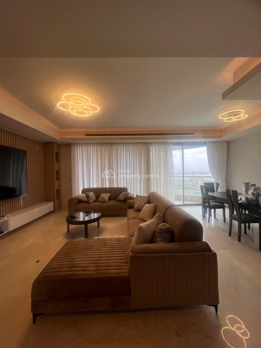 Luxuriously Furnished High Rise 3 Bedroom Apartment, Victoria Island (vi), Lagos, Flat / Apartment for Rent