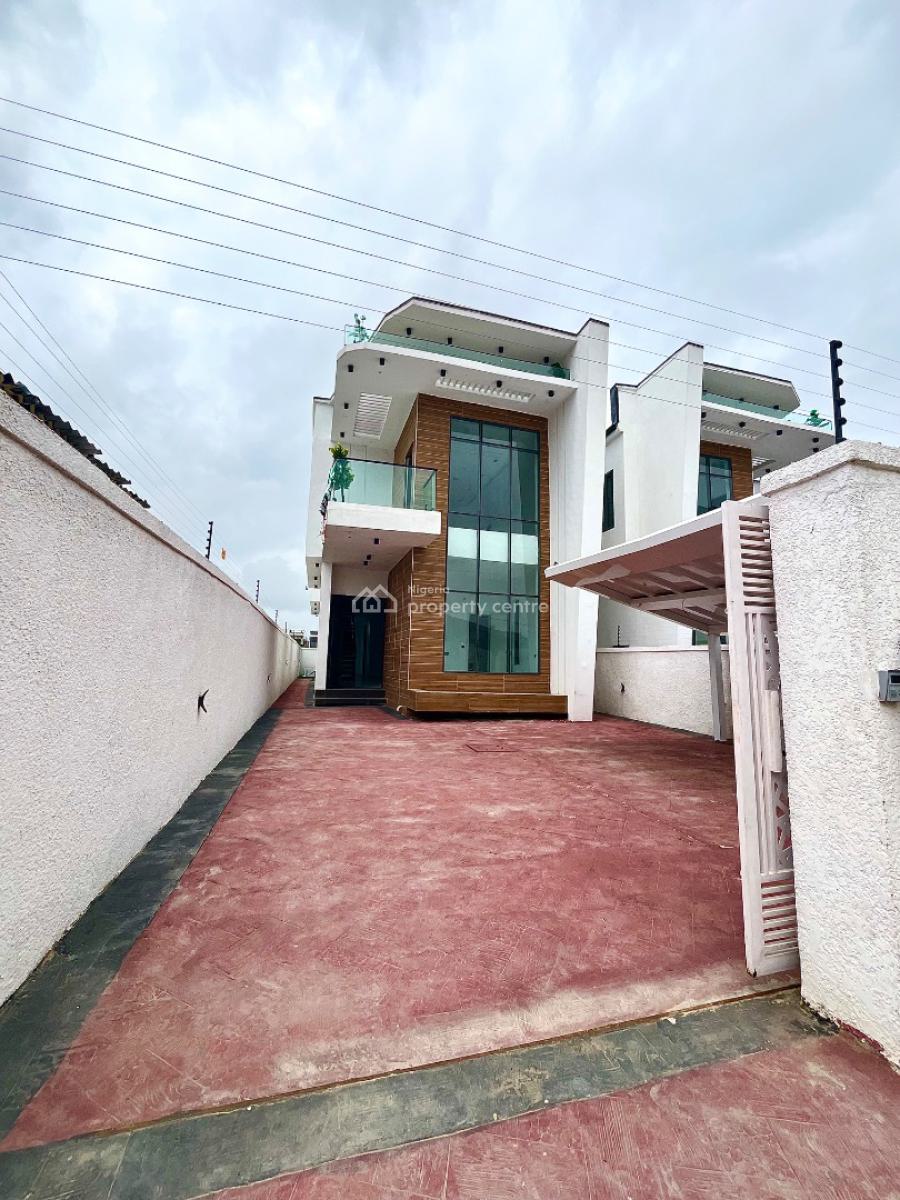 Luxury 5 Bedroom Duplex with Pool, Magnificent 5 Bedroom Duplex with Pool & Bq, C of O Title, Ajah, Lagos, Detached Duplex for Sale