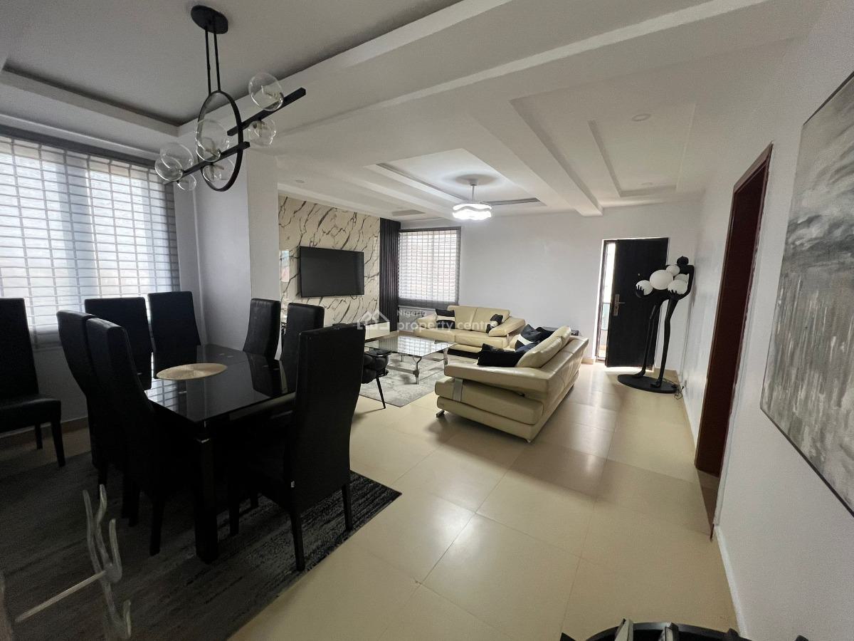 Fully Furnished 3-bedroom Apartment on The 4th Floor, Victoria Island (vi), Lagos, Flat / Apartment for Rent