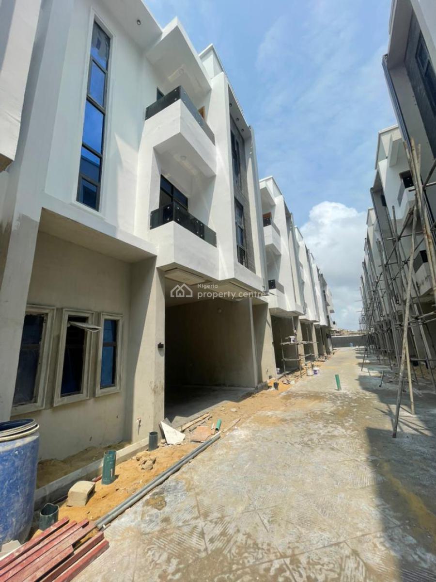 4-bed Terraced with Bq, Kusenla Road, Ikate Elegushi, Lekki, Lagos, Terraced Duplex for Sale