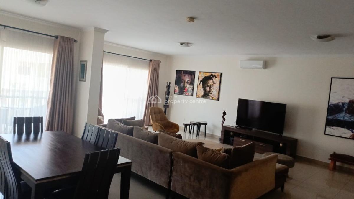 Fully Furnished 3 Bedroom Flat with a Room Bq, Banana Island Road, Banana Island, Ikoyi, Lagos, Flat / Apartment for Rent