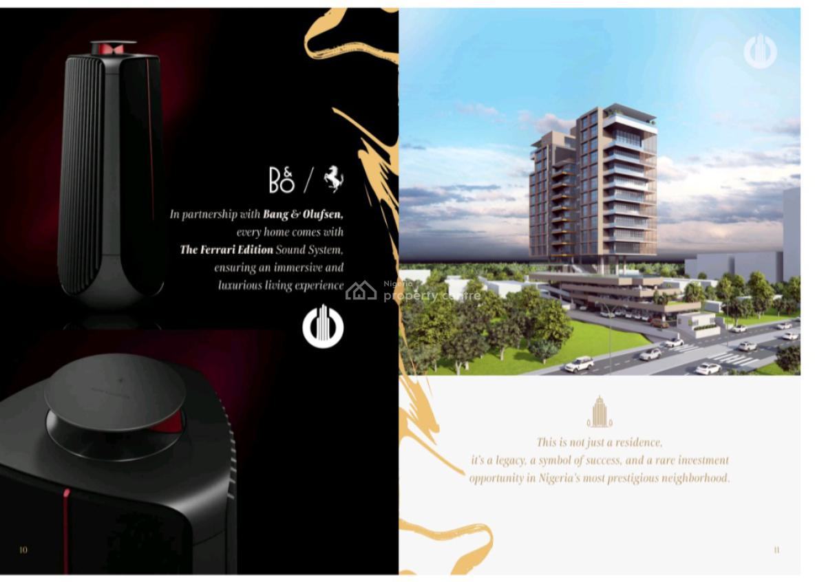 The One Bourdillon: 4 Bedroom Luxury Massionette in Ikoyi, ., Old Ikoyi, Ikoyi, Lagos, Block of Flats for Sale