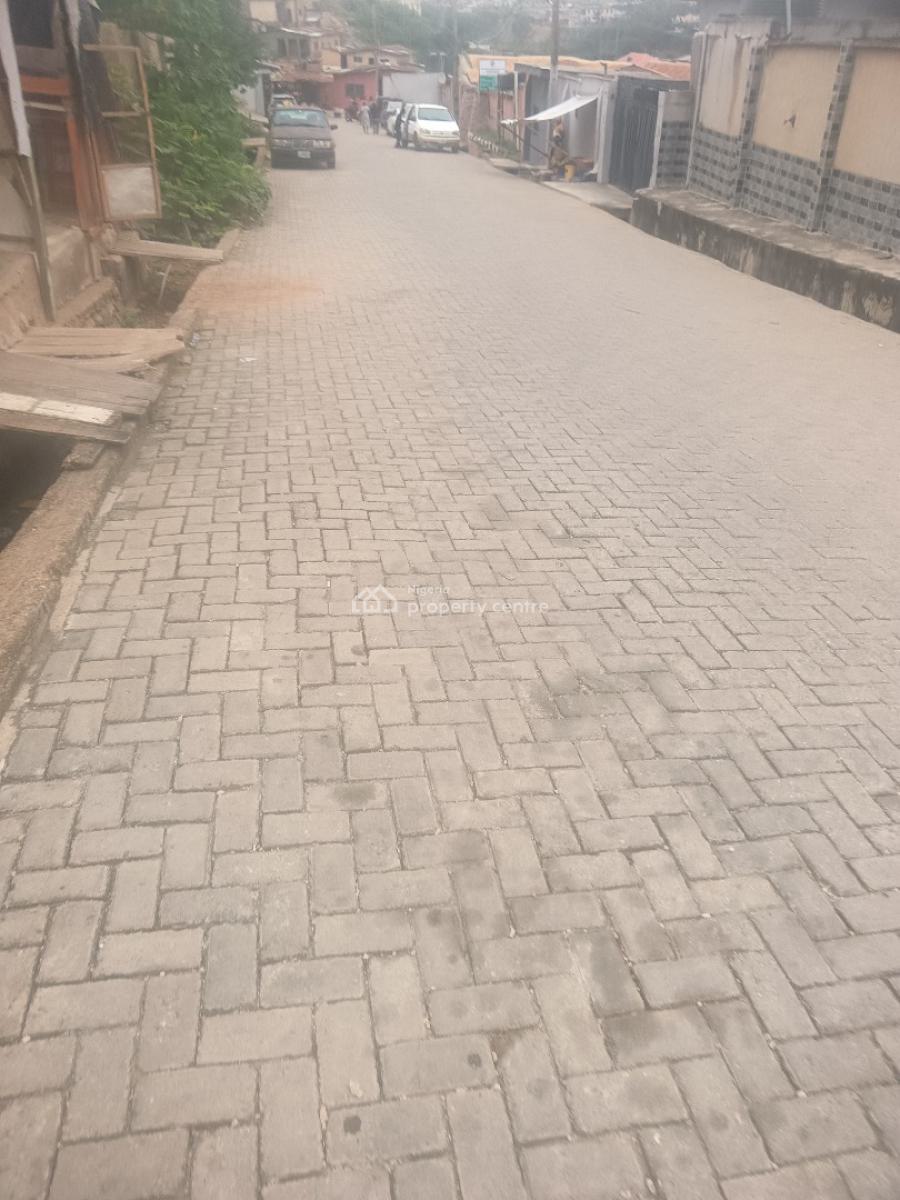 Half Plot of Land (300sqm) +bore-hole Water, an Interlocking Str, Off Yaya Abatan Rd (nationwide Fillling Station), Ogba, Ikeja, Lagos, Mixed-use Land for Sale